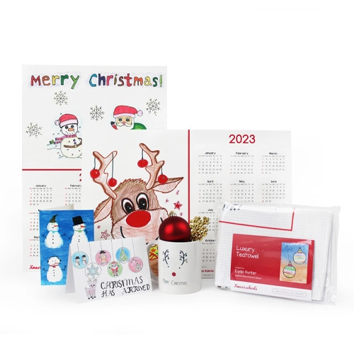 Printed Children's Christmas Card Projects